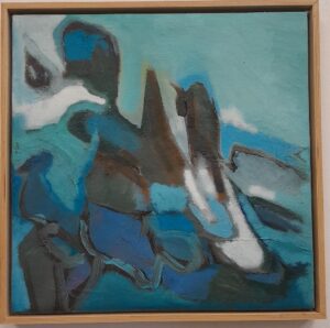 Frans Ermens_ Grandmaster of Modern Art expressive Abstract Paintings 47,5 cm x 47,5 cm_oil paint on linen 1-4