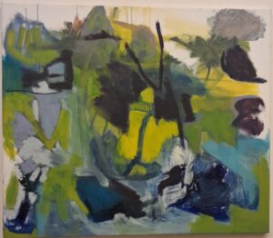 2023_0105 Frans Ermens_ GMA of Modern Art Expressive Abstract Paintings _Acryl Oil paint, mixed technics e paper linen WF 127 x 90 cm